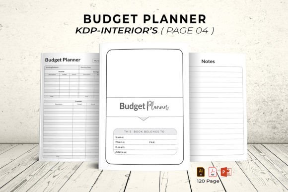 2022 Budget Planner: KDP Interior Design