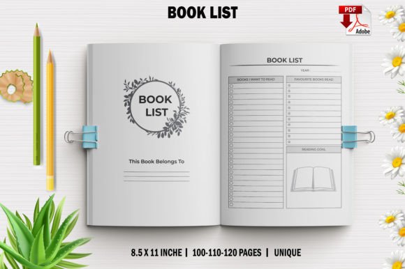 Book List Planner for KDP Interiors: A Comprehensive Guide