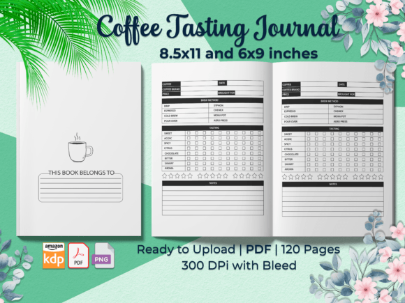 Coffee Tasting Journal for KDP Creatives
