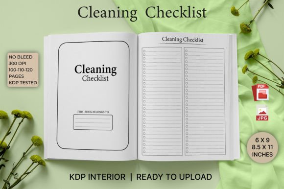 Comprehensive Cleaning Checklist for KDP Interiors: A Guide to High-Quality Print-Ready PDF and JPG Files