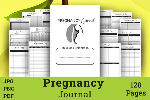 Creative Pregnancy Journal KDP Interiors