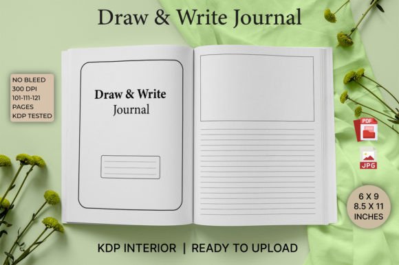 Draw Write Journal for Creative KDP Projects