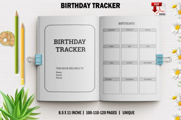 High-Quality Birthday Tracker for KDP Interiors: A Comprehensive Review