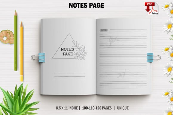 High-Quality Notes Page for KDP Interiors