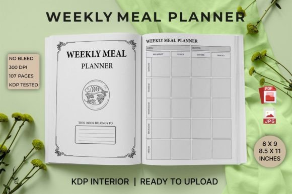 Maximizing Your Kitchen and Life with a Weekly Meal Planner for KDP Interiors