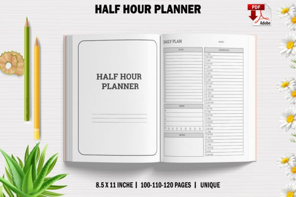 Maximizing Your Planning with the Half Hour Planner for KDP Interiors