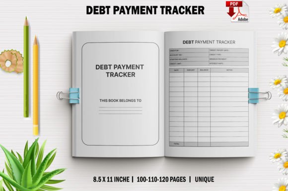 Optimizing Your Financial Journey with the DEBT PAYMENT TRACKER for KDP INTERIORS