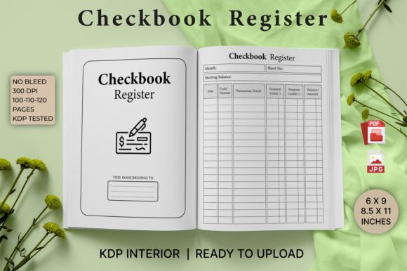 Optimizing Your Financial Records with Checkbook Register for KDP Interiors