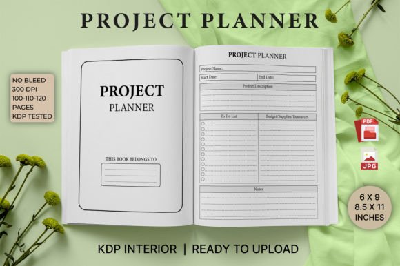 Project Planner for KDP Interiors: A Comprehensive Tool for Publishing Success