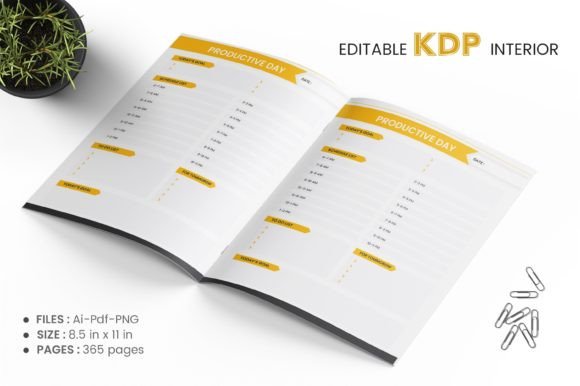 Stay Organized with Daily Planner - KDP Interiors 365 Days