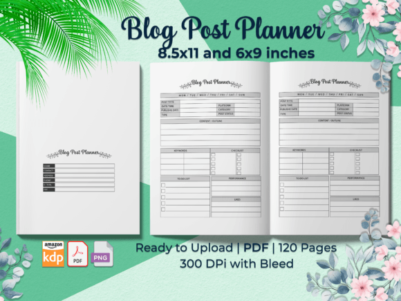 Streamline Your Blog with KDP-Ready Planners