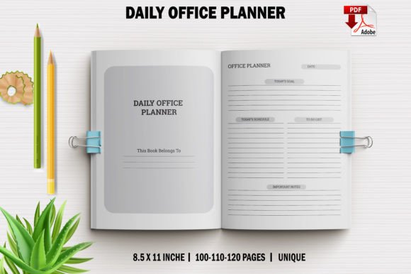 Streamlining Your Daily Office Routine with the Daily Office Planner for KDP Interiors