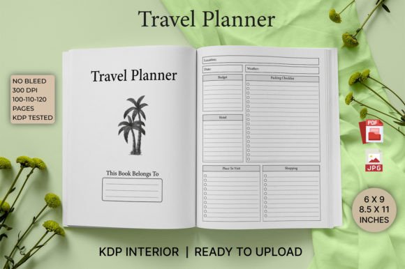 Travel Planner for KDP Interiors: A Comprehensive Guide for Your Publishing Needs