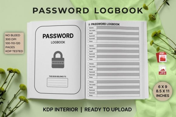 Unlocking Security and Convenience: The Password Logbook for KDP Interiors